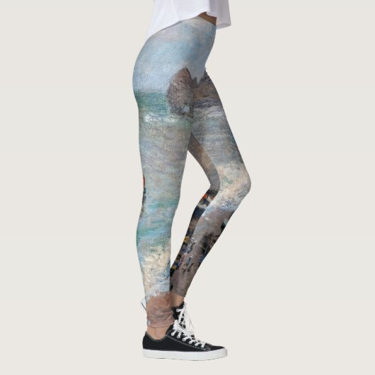 Claude Monet - Het strand bij Etretat Leggings (Rechts)
