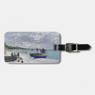 Claude Monet   Het strand bij Sainte-Adresse Bagagelabel
