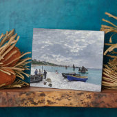 Claude Monet | Het strand bij Sainte-Adresse Fotoplaat (Zijkant)