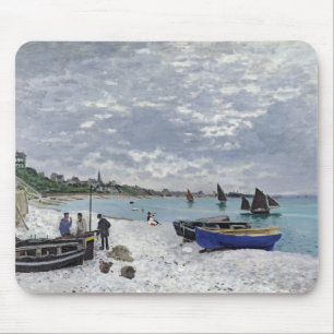 Claude Monet Het strand bij Sainte-Adresse Muismat