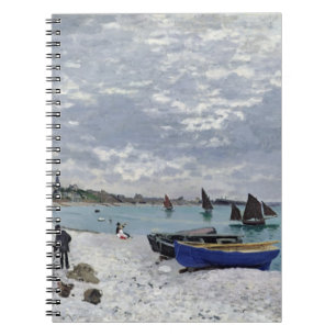 Claude Monet   het Strand in sainte-Adresse Notitieboek