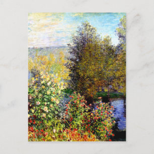 Claude Monet, hoek van de tuin in Montgeron Briefkaart
