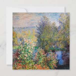 Claude Monet - Hoek van de tuin in Montgeron Kaart