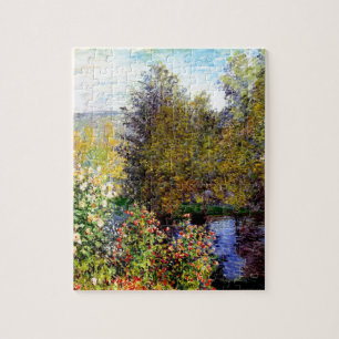 Claude Monet, hoek van de tuin in Montgeron Legpuzzel