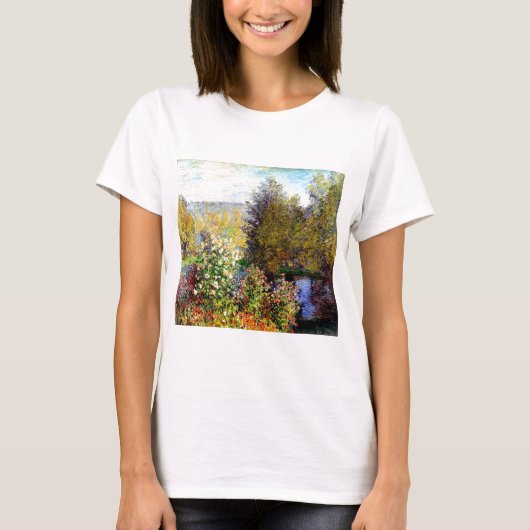 Claude Monet, hoek van de tuin in Montgeron T-shirt (Voorkant)