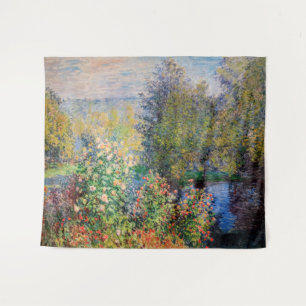 Claude Monet - Hoek van de tuin in Montgeron Wandkleed