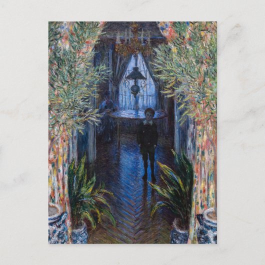 Claude Monet - Hoek van de Woning Briefkaart (Voorkant)