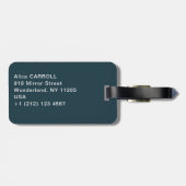 Claude Monet - Hoek van een vijver met waterlelies Bagagelabel (Achterkant horizontaal)