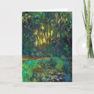 Claude Monet - Hoek van een vijver met waterlelies Kaart