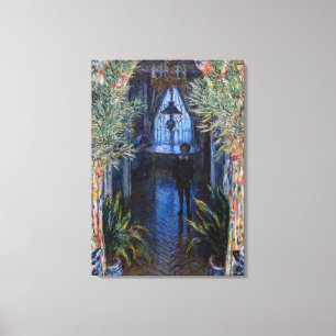 Claude Monet - Hoek van het Apartement Canvas Afdruk