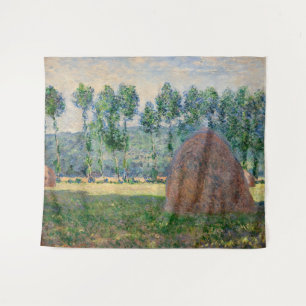 Claude Monet - Hooibergen bij Giverny Wandkleed