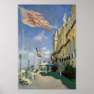 Claude Monet Hotel des Roches Noires Poster