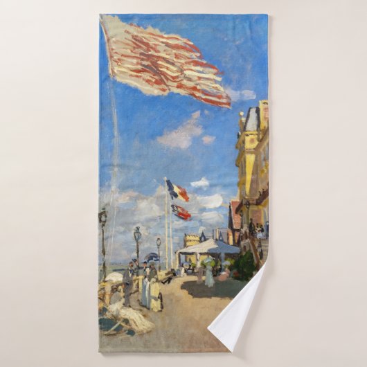 Claude Monet - Hôtel des Roches Noires, Trouville (Serviette de bain)
