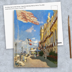 Claude Monet - Hotel des Roches Noires, Trouville Briefkaart