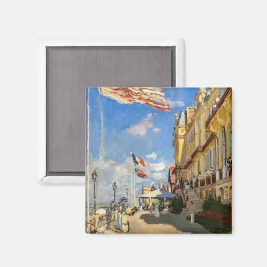 Claude Monet - Hotel des Roches Noires, Trouville Magneet (Voorkant / Achterkant)