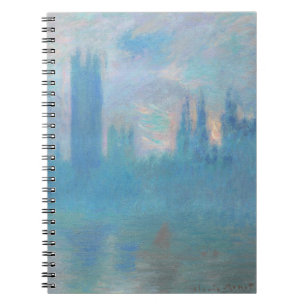 Claude Monet. Houses of Parliament London. Blauw Notitieboek