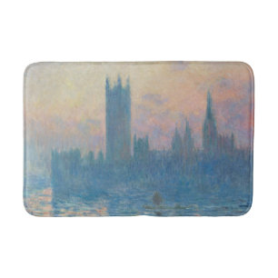 Claude Monet Houses of Parliament Zonsondergang Badmat