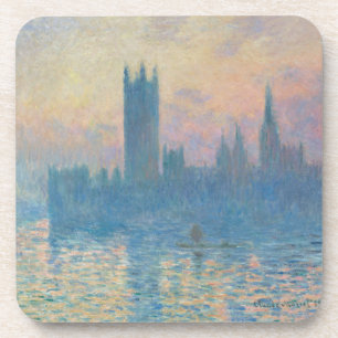Claude Monet Houses of Parliament Zonsondergang Bier Onderzetter