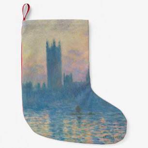 Claude Monet Houses of Parliament Zonsondergang Kleine Kerstsok
