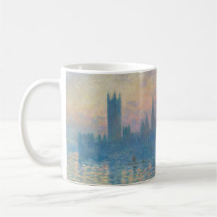 Claude Monet Houses of Parliament Zonsondergang Koffiemok