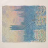 Claude Monet Houses of Parliament Zonsondergang Sherpa Deken (Voorkant (horizontaal))