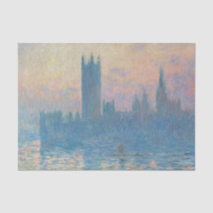 Claude Monet Houses of Parliament Zonsondergang Tissuepapier