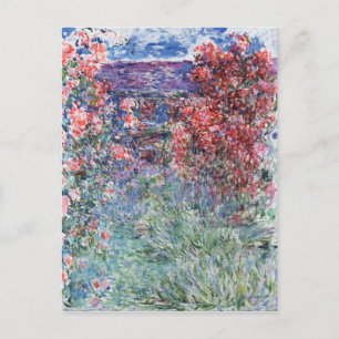 Claude Monet   Huis te Giverny, Roos Briefkaart