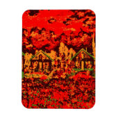 Claude Monet Huizen te Argenteuil (Gewijzigd) Magneet (Verticaal)