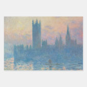 Claude Monet Huizen van het Parlement Zonsondergan Inpakpapier Vel (Voorkant)