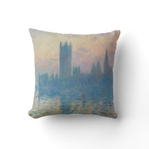 Claude Monet Huizen van het Parlement Zonsondergan