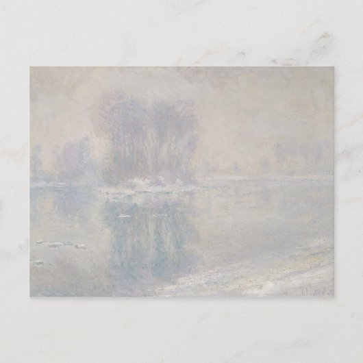 Claude Monet - Ice Floes Briefkaart (Voorkant)
