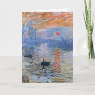 Claude Monet Impressie Zonsopgang 1872 Haven Kunst Kaart