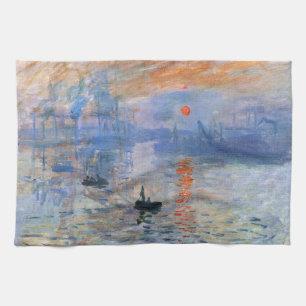 Claude Monet Impressie Zonsopgang 1872 Haven Kunst Theedoek