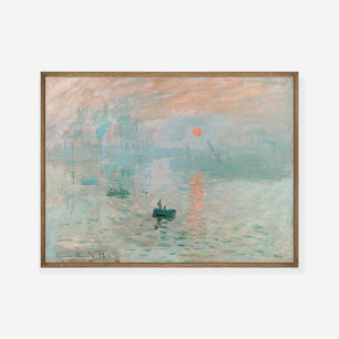Claude Monet Impressie Zonsopgang Schilderkunst Pr Poster
