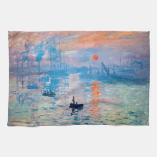 Claude Monet - Impressie, zonsopgang Theedoek