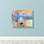 Claude Monet Impression Soleil Levant Affiche (Insitu (Plancher de Bois))
