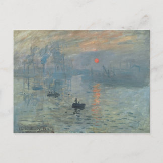 Claude Monet, Impression, soleil relevant Briefkaart