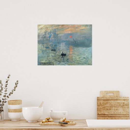 Claude Monet Impression Sunrise (Cuisine)