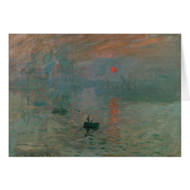 Claude Monet - Impression, Sunrise (Voorkant Horizontaal)