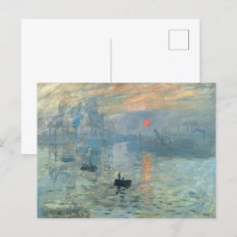 Claude Monet Impression Sunrise Briefkaart