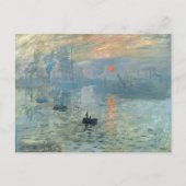 Claude Monet Impression Sunrise Briefkaart (Voorkant)