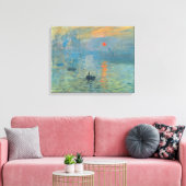 Claude Monet Impression Sunrise Canvas Afdruk (Insitu (Woonkamer))
