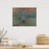 Claude Monet Impression Sunrise Classic Peinture (Cuisine)