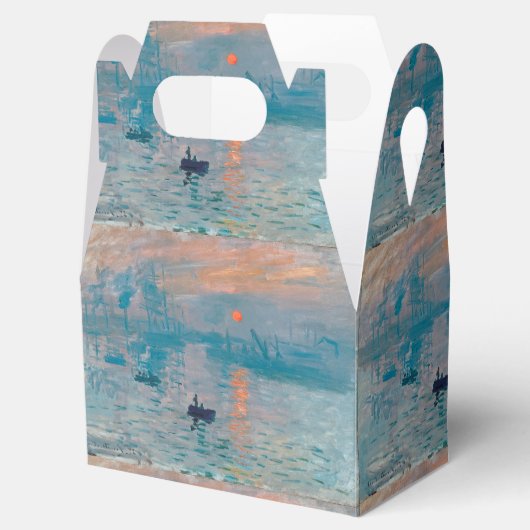 Claude Monet Impression Sunrise Frans Bedankdoosjes (Geopend)