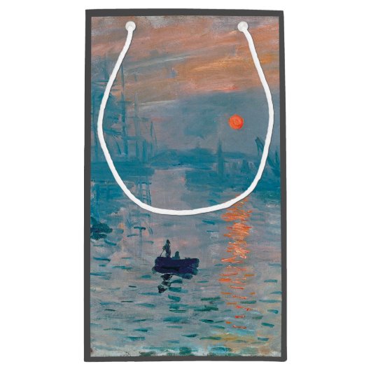 Claude Monet Impression Sunrise Frans Klein Cadeauzakje (Achterkant)