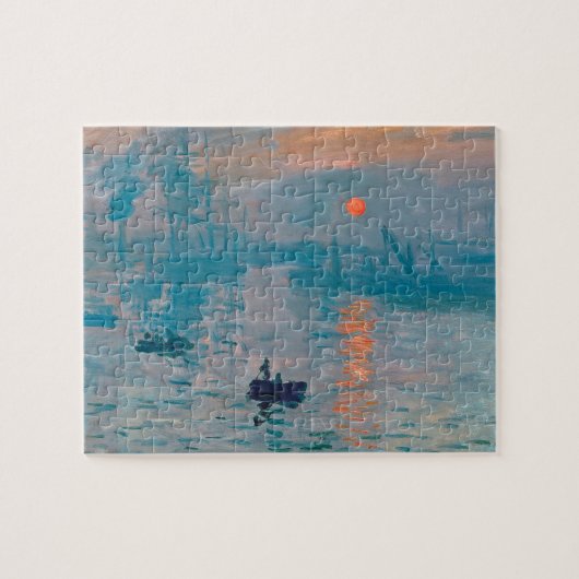 Claude Monet Impression Sunrise Frans Legpuzzel (Horizontaal)