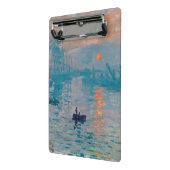 Claude Monet Impression Sunrise Frans Mini Klembord (Angled2)
