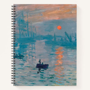 Claude Monet Impression Sunrise Frans Notitieboek