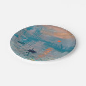 Claude Monet Impression Sunrise Frans Papieren Bordje (Gekanteld)