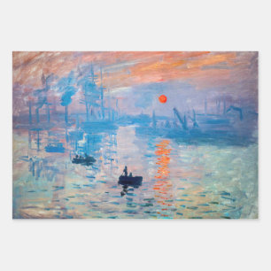 Claude Monet - Impression, Sunrise Inpakpapier Vel